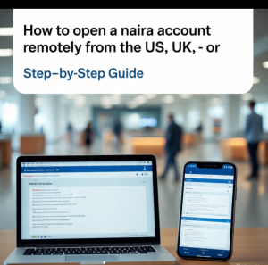 How to Open a Naira Account Remotely from the US, UK, or Canada – Step-by-Step Guide